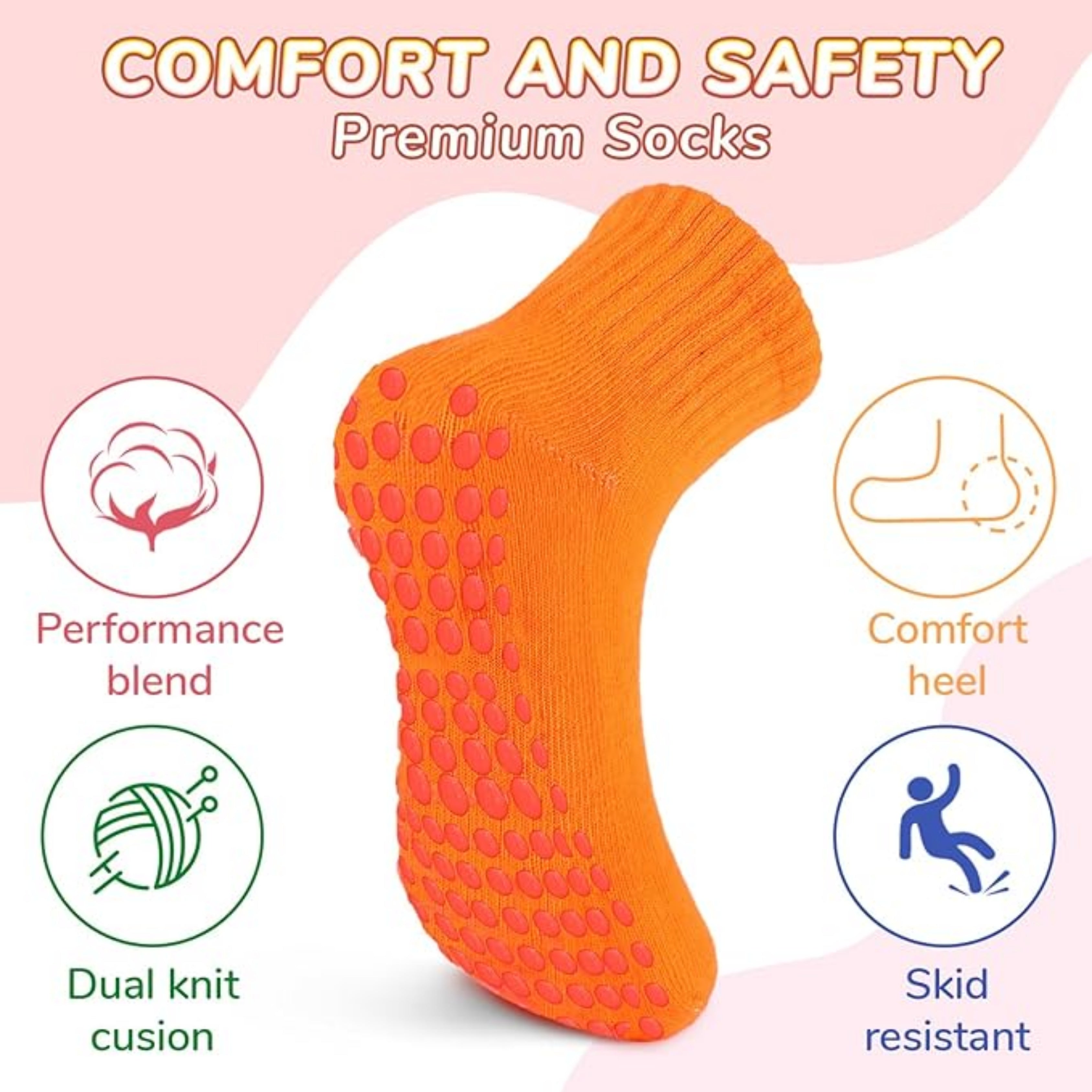 Kidsago® Non-Slip Floor Socks for Kids