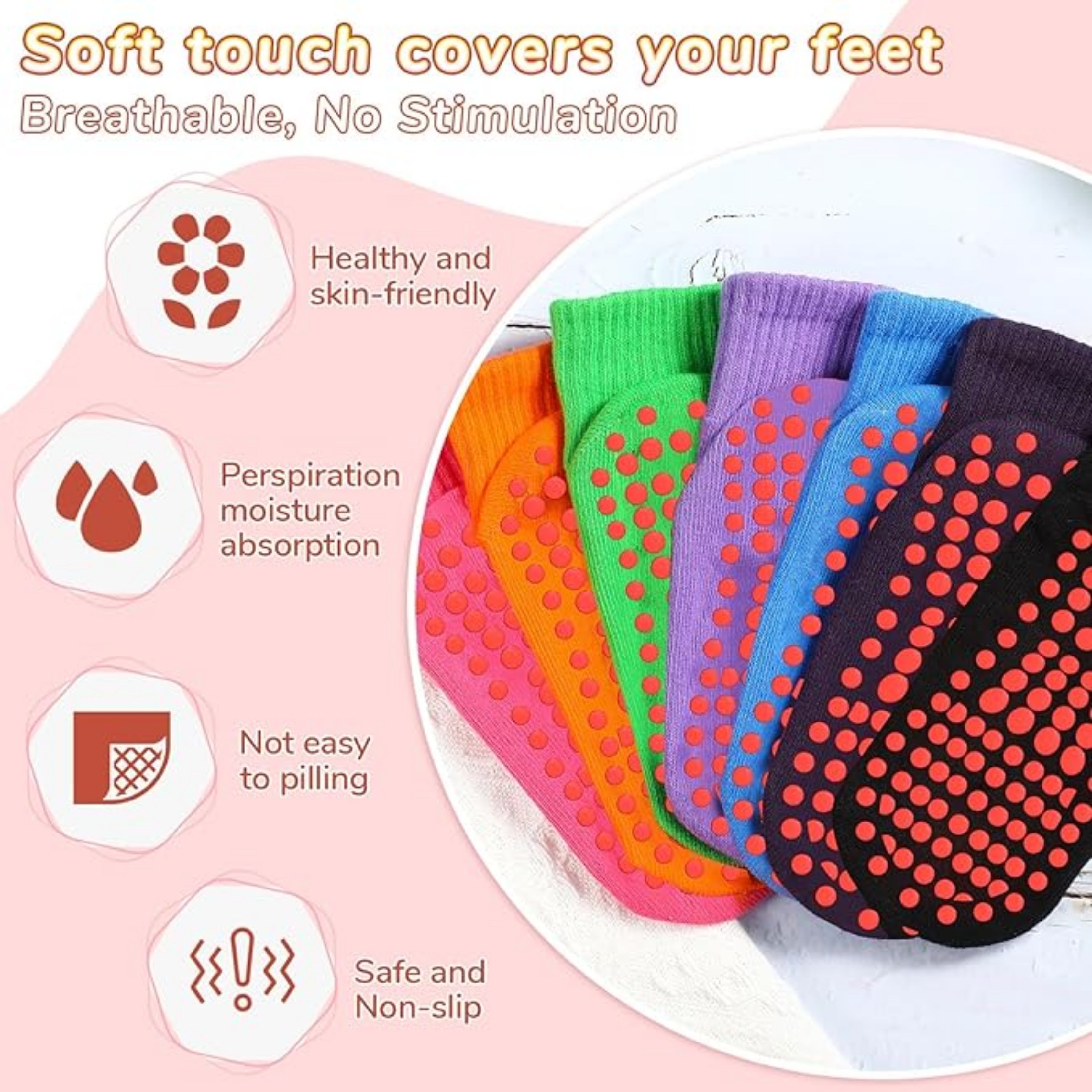 Kidsago® Non-Slip Floor Socks for Kids
